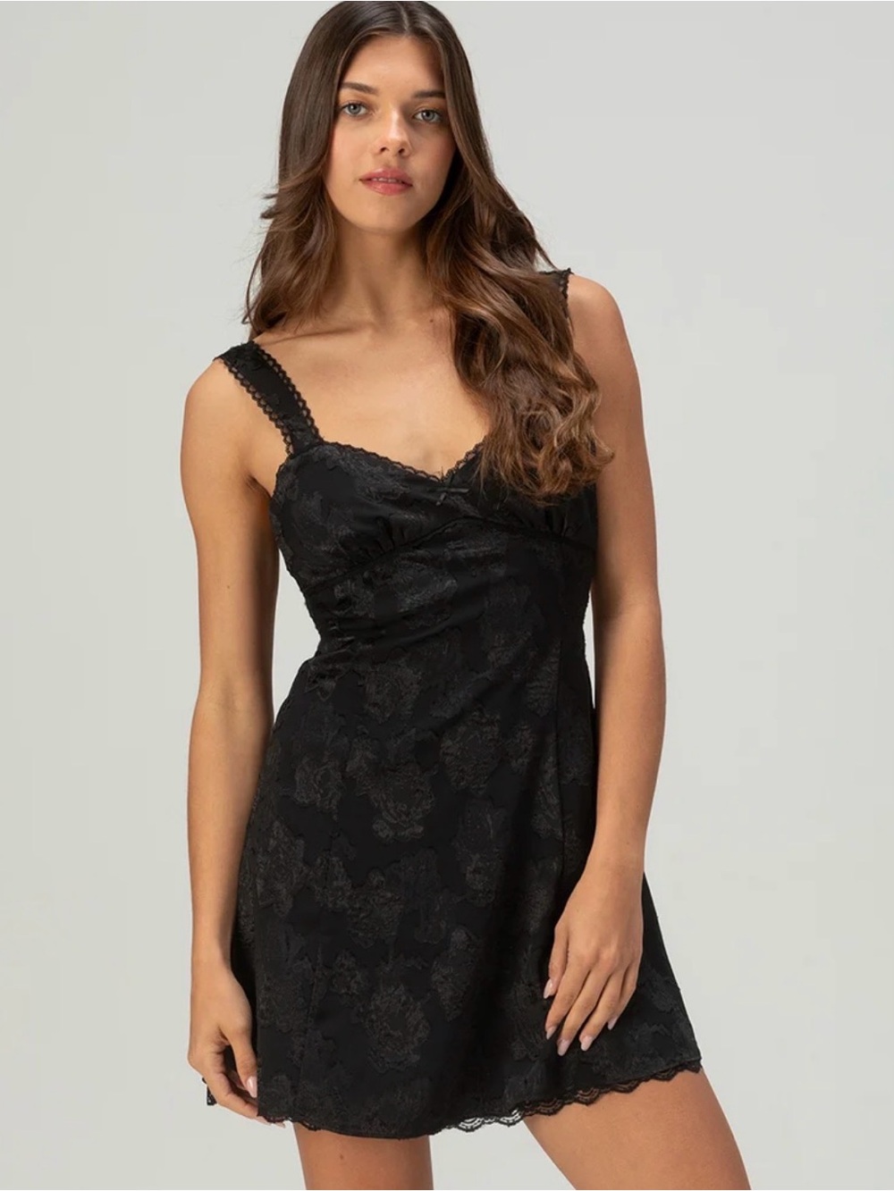 COTTON CANDY LA Satin Open Back Womens Dress